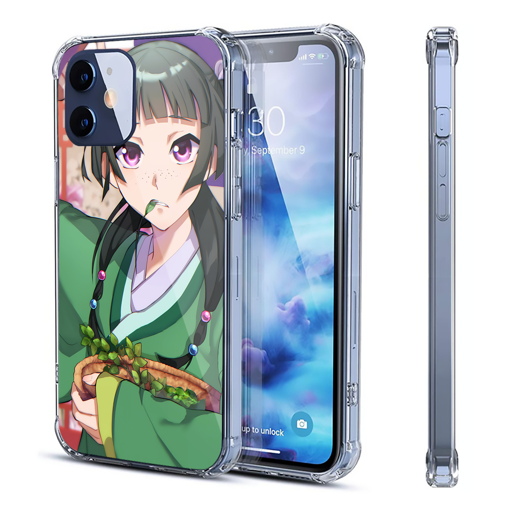 （画像用） 薬屋のひとりごと The Apothecary Diaries 【iPhone 12シリーズ対応】透明スマホケース（クリアソフトケース）
